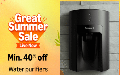 Amazon Summer Sale 2025 is LIVE: Min 40% off on water purifiers from Aquaguard, HUL and more with additional bank offers